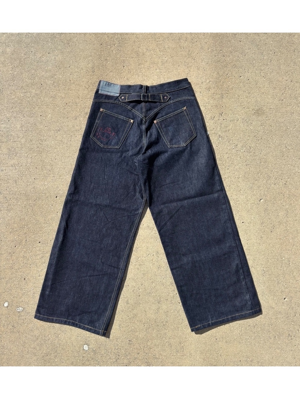 Yuremane OG Big Boys 18oz Selvedge Wide Leg Jeans Size 3